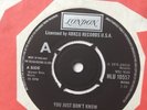 CHUBBY CHECKER   YOU JUST DON'T KNOW - UK LONDON EX