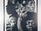 Jimi Hendrix Klaus Voormann 1997 Signed Limited Edition Poster 251/400 (Germany)