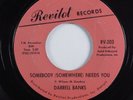 Northern Soul 45 DARRELL BANKS Somebody (Somewhere) Needs You REVILOT HEAR
