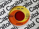PEOPLE  I LOVE YOU  NEAR MINT  SOMEBODY TELL ME MY NAME  CAPITOL 2078  POP 45