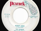 Early R&R / Doo Wop 45: The Uniques - Right Now / Somewhere - Peacock 1677 (EX)