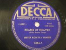 BLUES SANCTIFIED SISTER ROSETTA THARPE Beams Of Heaven DECCA 3254