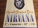 Vintage 1993 Original Massive NIRVANA Poster Promo Heart Shaped box