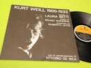 LAURA BETTI LP KURT WEILL 1900-1933 ORIGINAL 1963 MINT LID PANEL AND BOOKLET