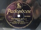 4x 78rpm JOSEF WOLFSTHAL - MOZART VIOLIN Concerto No.5 - RARE PARLOPHONE