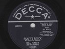 Bill Haley and his Comets – 78 rpm Decca 30085: Blue Comet Blues/Rudy’s Rock; E+