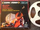 SZERYNG-MONTEUX- BRAHMS VIOLIN IN D, Op. 77  -  2-TRACK 15 IPS  10.5