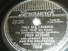 FRED ASTAIRE 78 They All Laughed / Slap That Bass 1937 Brunswick 7856 plays EX