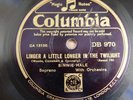 78rpm BINNIE HALE linger a little longer in the twilight / love me tonight