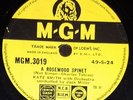 JAZZ 78rpm RECORD MGM KATE SMITH Orquesta A ROSEWOOD SPINET God Bless America