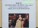 Vinyl LP Records K20C-415 Nikolaus Harnoncourt Bach Overtures Suites #1 #2 Wien