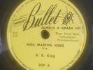 B.B. KING 1st Record Bullet 309 78rpm ALL AMERICAN BID  CLEAN Labels
