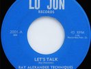 Ray Alexander Techniques LET'S TALK Psych Soul Funk LU JUN 45
