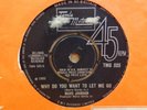MARV JOHNSON WHY DO YOU WANT TO LET ME GO OG UK TAMLA MOTOWN 7