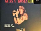 GUNS N' ROSES Live In New York City, February 2 1988 Lp Vinyl 33 Giri New Sealed