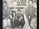 Rolling Stones:Let's spend the night together / ruby Tuesday.  Danish issue. EX+