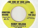 NANCY WILSON The End Of Our Love CAPITOL PROMO WIGAN CASINO  NORTHERN SOUL 45