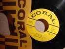 Buddy Holly 45rpm CORAL promo yellow label  'Early in the Morning'  'Rave On'