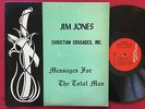 JIM JONES - MESSAGE FOR THE TOTAL MAN - RARE CHRISTIAN CULT SIGNED LP