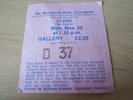 The Clash Rare Ticket 1978 De Montfort Hall Nov 20th. Sort it Out tour