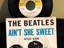 The Beatles, Ain't She Sweet/Nobody's Child, 45 RPM With Picture Sleeve, RARE