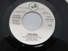 GEORGE HARRISON This Song PROMO 45 NM Pic Sleeve MONO beatles dark horse apple