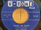 RUBY JOHNSON northern soul r&b 45 Callin' All Boys / Pleadin' Heart   V-Tone