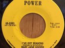 MARY JANE HOOPER funk soul 45 I've Got Reasons / Teach Me   Power