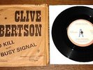 CLIVE CULBERTSON   TIME TO KILL b/w BUSY SIGNAL   UK PUNK KBD POWERPOP 7