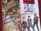 4 Psychobilly Long Tall Texans/King Kurt/Shakin' Pyramids Original Vinyl Albums 