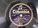 EDITH PIAF Columbia CQ 1742 FRENCH 78 LA VIE EN ROSE / UN REFRAIN COURAIT DAN LA