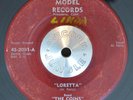 DOO WOP 45 - THE COINS - LORETTA /PLEASE Model  Original R&B Hear
