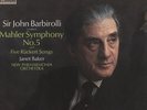 2lp box asd 2518-9 sls 785 uk dis mahler no.5 barbirolli ex+/nm box ex