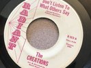 The Creations Radiant 45 Girl Group Garage Surf Rock B-side Instrumental Rare