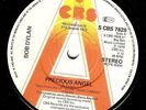 BOB DYLAN Precious Angel Vinyl Record 7 Inch S CBS 7828 1979 EX Promo