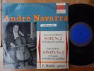 SUPRAPHON LPM 389 / Andre Navarra / d'Hervelois - Suite No.2 / Boccherini Sonata