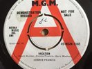 CONNIE FRANCIS Vacation / Its Gonna Take Me Some Time UK ORIGINAL MGM 1165 DEMO