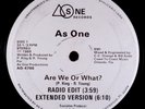 As One - Are We Or What? 12