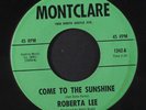 ROBERTA LEE: Come To The Sunshine / Big Mamou 45 (Van Dyke Parks tune)