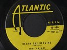 TINY GRIMES: Begin The Beguine / The Man I Love 45 (instro, good mambo-infused