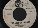 JIMMY PIPKIN & GALLAHADS: This Letter To You / The Answer To Love 45 (dj, plays