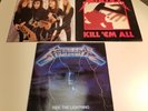 Three METALLICA LPs Ride the Lightning, Kill Em All, and Garage Days
