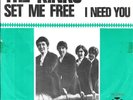 THE KINKS 45 SET ME FREE+PS HOLLAND RARE 1965