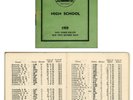 Beatles Paul McCartney Liverpool Institute Green Book 1959 (UK).