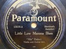 MA RAINEY 78 PARAMOUNT 12419 LITTLE LOW MAMA BLUES
