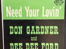 RARE SOUL LP DON GARDNER & DEE DEE FORD NEED YOUR LOVIN’ Mono FIRE 105