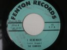 Rare MICHIGAN Garage 45- RAMRODS- I REMEMBER  YOU KNOW I LOVE YOU FENTON 2014