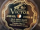 Victor 23553 Frankie Marvin w GENE AUTRY - OLD MAN DUFF 78 rpm 1931 COUNTRY E-