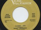 Hear- Rare Garage/Psych 45- Barry Goldberg- Carry On- Frank Zappa Guitar - Verve