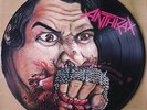 ANTHRAX FISTFUL OF METAL VINYL PICTURE DISC LP 1984 1st Pressing  MFN 14 P